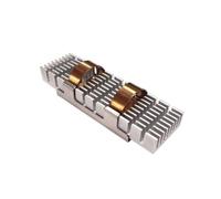 QNAP HS-M2SSD-02 système de refroidissement d'ordinateur Disque électronique Dissipateur thermique/Radiateur Vert