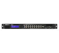 QNAP Commutateur géré QGD-1600 – Gigabit Ethernet 10/100/1000, 4xPoE++/10xPoE+ 2xSFP – 1U Noir/Gris
