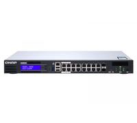 QNAP Commutateur intelligent QGD-1600P – 4x PoE++ | 10x PoE+ | 2x SFP Gigabit – Montable sur rack
