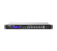 QNAP QGD-1602P-C3758-16G commutateur réseau Géré Connexion Ethernet, supportant l'alimentation Via ce Port (PoE) Noir