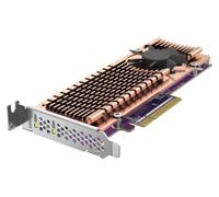 QNAP QM2-2P-384A Carte d'extension Double SSD M.2 PCIe, Prend en Charge jusqu'à Deux SSD M.2 2280/22110 à Facteur de Forme M.2 PCIe (Gen3 x4), Interface hôte PCIe Gen3 x8, Support Discret pré-chargé,