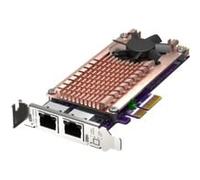 QNAP "QM2-2P2G2T carte réseau Interne Ethernet 2500 Mbit/s, Carte d''interface"