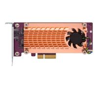 QNAP QM2-2P-244A 2-Slot PCIe Gen 2 Network Expansion Card for M.2 PCIe SSDs