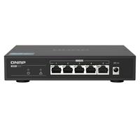 Qnap Qsw-1105-5T, 5 Port 2.5Gbps Auto Negotiation (2.5G-1G-100M), Unmanaged Switch, Broadcom Chipset