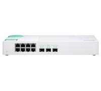 QSW-308S - Commutateur - non géré - 3 x 10 Gigabit SFP+ + 8 x 10/100/1000 - de bureau