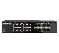 QNAP Commutateur réseau QSW-3216R-8S8T Non-géré L2 8x 100/1000/2.5/5/10GBase-T + 8x 10G SFP+ Noir