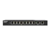QNAP QSW-L2110-10T - Commutateur - Géré - 8 x 2.5GBase-T + 2 x 10 Gigabit Ethernet - de bureau