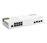 QNAP QSW-M2108-2C - 2 x 10GbE SFP+/RJ45 Combo Ports & 8 x 2.5GbE (RJ45) Ports - Entry-Level 10GbE and 2.5GbE Layer 2 Web Managed Switch