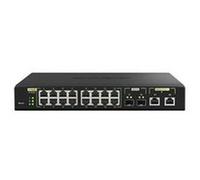 QNAP QSW-M2116P-2T2S commutateur réseau Géré L2 2.5G Ethernet Connexion Ethernet, supportant l'alimentation via ce port (PoE) Noir