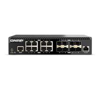 QNAP QSW-M3216R-8S8T commutateur réseau Géré L2/L3 10G Ethernet (100/1000/10000) 1U Noir