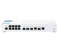 QNAP QSW-M408-2C - Commutateur - Géré - 2 x 10 Gigabit SFP+ + 2 x combo 10 gigabits SFP+ + 8 x 10/100/1000 - de bureau G