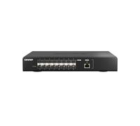 QNAP QSW-M5216-1T Switch Manageable L2 - 16x SFP28 25GbE, 1x 10GBASE-T, Capacité 820 Gbit/s, QoS, Gestion Web, VLAN, ACL, Montage Rack