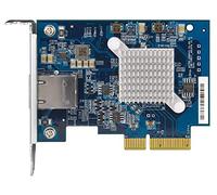 QNAP QXG-10G1T Carte d'extension réseau 10 GbE à Port Unique (10 Gbase-T) 10 GbE, PCIe Gen3 X4, Support Discret préchargé, Supports Plats et Pleine Hauteur Inclus.