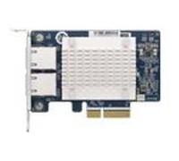 QNAP QXG-5G2T-111C - Adaptateur réseau - PCIe 3.0 x2 profil bas - 5GBase-T x 2 - pour QNAP TDS-16489U R2, TS-1232, 1253, 453, 832, 853, 873, 877, 977, EC1280, TVS-2472, 872 G