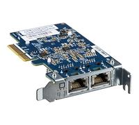 QNAP QXG-5G2T-111C - Adaptateur réseau - PCIe 3.0 x2 profil bas - 5GBase-T x 2 - pour QNAP TDS-16489U R2, TS-1232, 1253, 453, 832, 853, 873, 877, 977, EC1280, TVS-2472, 872 G