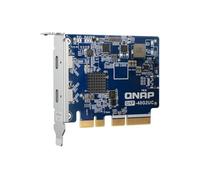 QNAP QXP-40G2UC Carte d'extension Double Port USB 4 de Type C, 40 Gbit/s, PCIe Gen4 x4, Compatible Thunderbolt 4