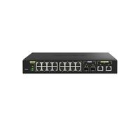QNAP QSW-M2116P-2T2S commutateur réseau Géré L2 2.5G Ethernet Connexion Ethernet, supportant l'alimentation via ce port (PoE) Noir