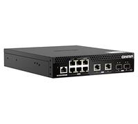 QNAP QSW-M2106R-2S2T commutateur réseau Géré L2 10G Ethernet (100/1000/10000) 1U Noir