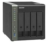QNAP TS-431X3 NAS Tower Annapurna Labs Alpine AL-314 4 Go DDR3 0 To QNAP Turbo System Noir
