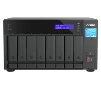 QNAP TVS-h874T-i9-64G Thunderbolt NAS Tower with Intel Core i9, 64GB RAM DDR4, LAN Ethernet, Black, 8-bay