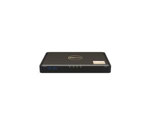 QNAP TBS-464-8G-US 4 Bay M.2 NVMe SSD NASbook Intel Celeron N5105/N5095 4-Core CPU, 8GB DDR4 Memory, and 2.5GbE (1G/100M/10M) Network Connectivity (Diskless)