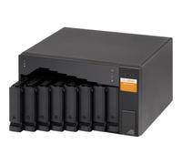 QNAP TL-D800S Boîtier de disques de Stockage Boîtier Disque Dur/SSD Noir, Gris 2.5/3.5"