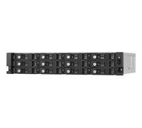 QNAP TL-R1200PES-RP Boîtier de disques de stockage Boîtier disque dur/SSD Noir, Gris 2.5/3.5
