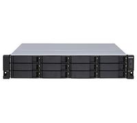 QNAP TL-R1200S-RP Boîtier de disques de stockage Boîtier disque dur/SSD Noir, Gris 2.5/3.5"