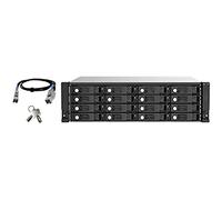 QNAP Boîtier HDD TL-R1620Sep-RP Noir/Gris 2,5/3,5"