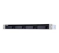 QNAP TL-R400S Boîtier de disques de stockage Boîtier disque dur/SSD Noir, Gris 2.5/3.5"
