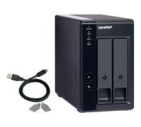 QNAP TR-002 Boîtier de disques de stockage Boîtier disque dur/SSD Noir 2.5/3.5"