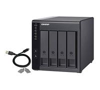 QNAP TR-004 Boîtier de disques de stockage Boîtier disque dur/SSD Noir 2.5/3.5"