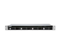QNAP TR-004U Boîtier de disques de stockage Boîtier disque dur/SSD Noir, Gris 2.5/3.5"