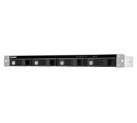 QNAP TR-004U Boîtier de disques de stockage Boîtier disque dur/SSD Noir, Gris 2.5/3.5"