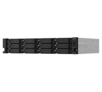 QNAP NAS Rack TS-1264U-RP – 2U, 12 baies, Intel Celeron N5095, 8 Go DDR4, Aluminium Noir