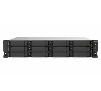 QNAP TS-1273AU-RP-8G serveur de stockage NAS Rack (2 U) Ryzen Embedded V1500B 8 Go DDR4 0 To QNAP QTS Aluminium, Noir