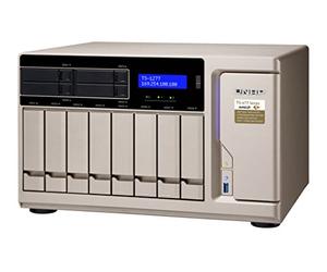 QNAP TS-1277 Ethernet/LAN Tour Or NAS - Serveurs de stockage (Disque dur, SSD, SATA, Série ATA II, Série ATA III, 2.5,3.5", 0,1,5,6,10,50,60,JBOD, FAT32,NTFS,ext3,ext4, 3,2 GHz)