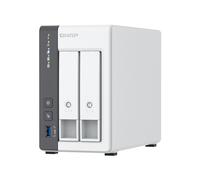 QNAP TS-216G : NAS 2 baies 2.5GbE, Cortex-A55 Quad-Core 2.0GHz, 4Go RAM, SATA 2.5/3.5", 2x USB 2.0, 1x USB 3.2 Gen 1, Blanc