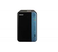 QNAP TS-253Be NAS Ethernet/LAN Noir - Serveurs de Stockage (Disque Dur, SSD, Série ATA III, 2.5/3.5", 0, 1, 5, 6, 10, JBOD, Intel® Celeron®, J3455)