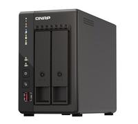 QNAP TS-253E - Serveur NAS - 2 Baies - SATA 6Gb/s - RAID 0, 1, 5, 6, 10, 50, JBOD, 60 - RAM 8 Go - 2.5 Gigabit Ethernet - iSCSI support