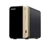 QNAP TS-264 NAS Tower Intel® Celeron® N5095 8 Go 0 To QNAP QTS Noir, Or