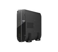 QNAP TS-410E-8G-US NAS de bureau professionnel sans ventilateur à 4 baies avec processeur Intel Celeron Quad-core, 8 Go de RAM DDR4 et double connectivité réseau 2,5 GbE (2,5 G/1 G/100 M) (sans