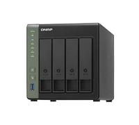 QNAP TS-431X3-4G 12TB 4 Bay Solution NAS de Bureau | Installé avec 4 x 3TB Western Digital Red Disques durs