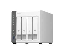Qnap TS-433-4G ARM Processeur 4-Core Cortex-A55 2,0 GHz, embarqué de 4 Go (non extensible) Bundle de 32 To avec 4 disques durs de 8 To au meilleur prix