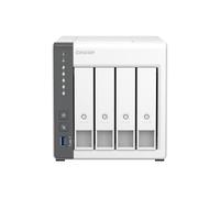 QNAP TS-433 NAS Tower ARM Cortex-A55 4 Go 0 To QNAP QTS Blanc