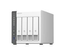 Qnap TS-433 NAS 4 baies (ARM 4-Core Cortex-A55 2,0 GHz, 2,5 GbE) 4 To avec disque dur WD RED 4 x 1 To