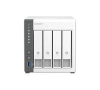 QNAP TS-433 NAS Tower ARM Cortex-A55 4 Go 0 To QNAP QTS Blanc