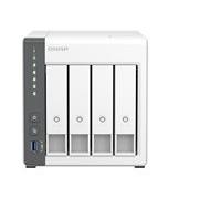 QNAP TS-433 - Serveur NAS - 4 Baies - SATA 6Gb/s - RAID 0 1 5 6 10 JBOD 50 60 - RAM 4 Go - Gigabit Ethernet / 2.5 Gigabit Ethernet - iSCSI support