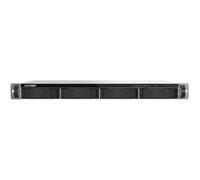 QNAP TS-433EU - Serveur NAS - 4 Baies - rack-montable - SATA 6Gb/s - RAID 0, 1, 5, 6, 10, JBOD, 50, 60 - RAM 4 Go - Gigabit Ethernet / 2.5 Gigabit Ethernet - iSCSI support - 1U G