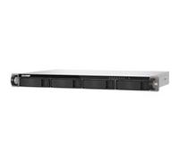 QNAP TS-433EU - Serveur NAS - 4 Baies - rack-montable - SATA 6Gb/s - RAID JBOD, 0, 1, 5, 6, 10 - RAM 4 Go - 2.5 Gigabit Ethernet - iSCSI support - 1U G
